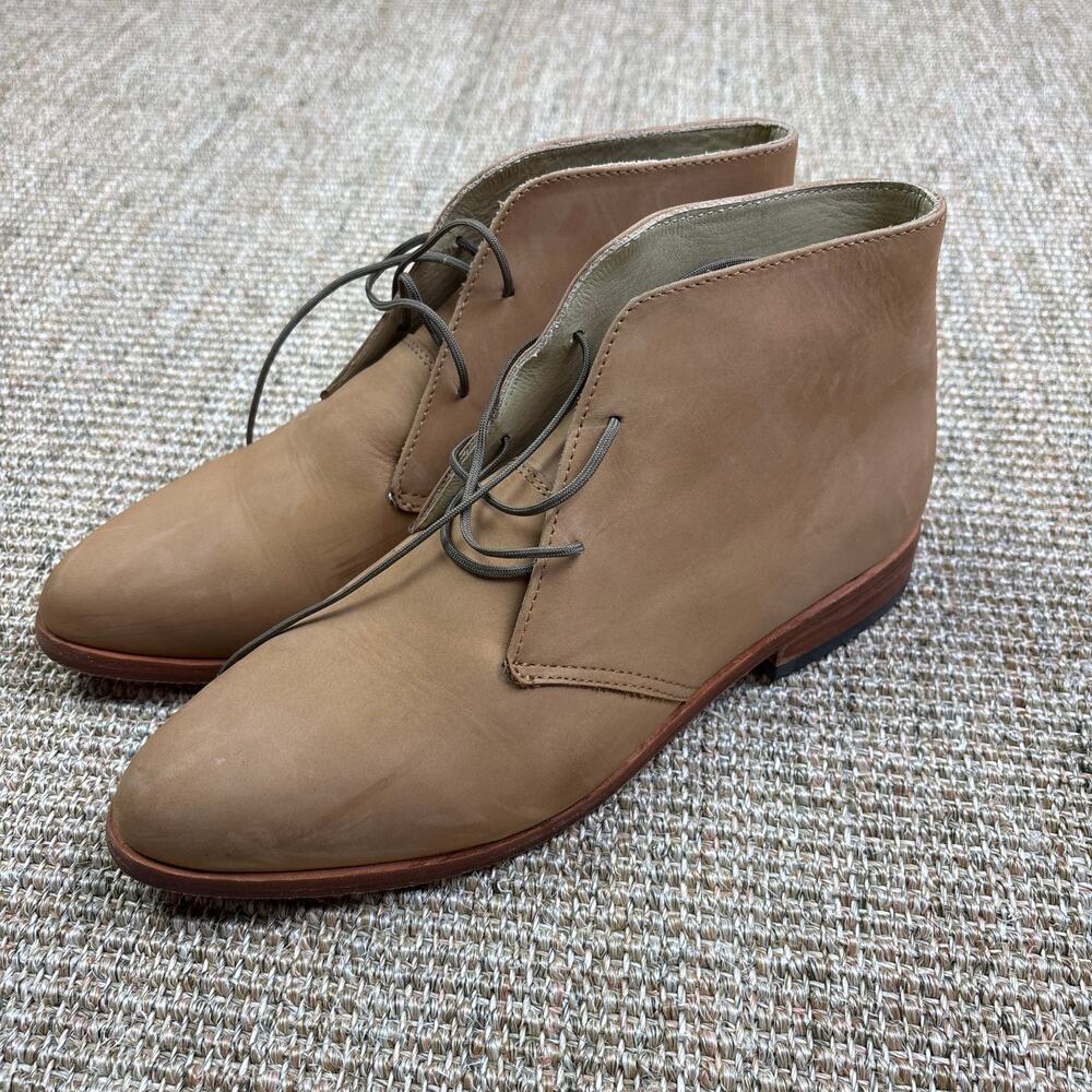 🥾 Nisolo Chukka Boot | Size 7.5 | Tan Camel Nubuck Leather